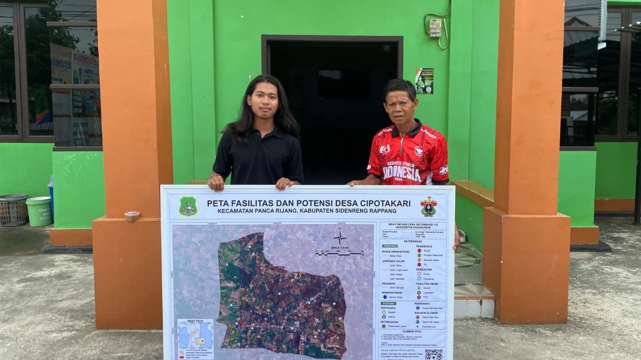 Mahasiswa KKN Tematik Inovasi Desa Gelombang 116 Universitas Hasanuddin Hadirkan Cipotakari Smart Village Map, Peta Digital Potensi dan Fasilitas Desa Berbasis GIS