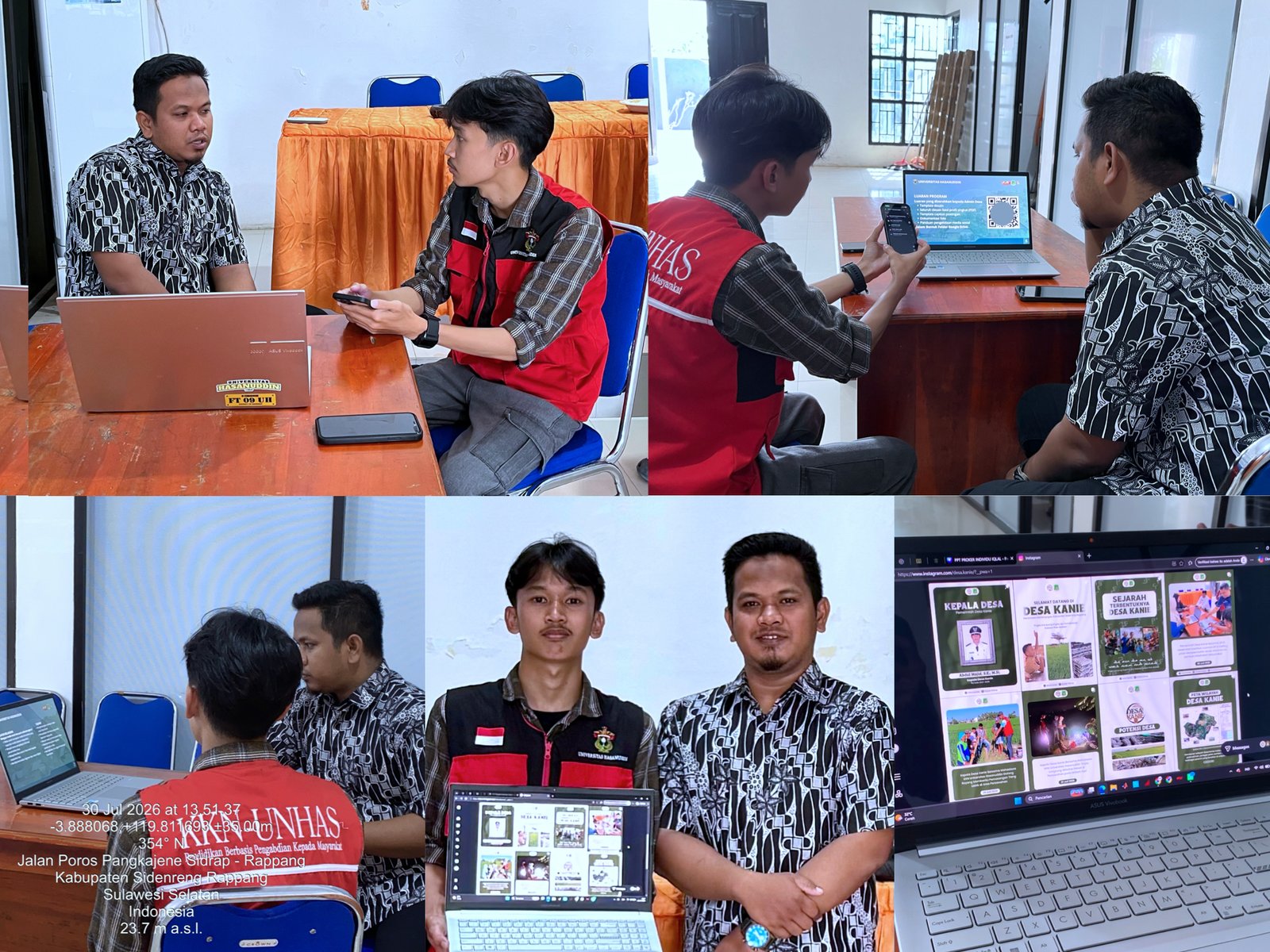 Mahasiswa KKN-T 116 Unhas Hadirkan Wajah Baru Media Sosial Desa Kanie