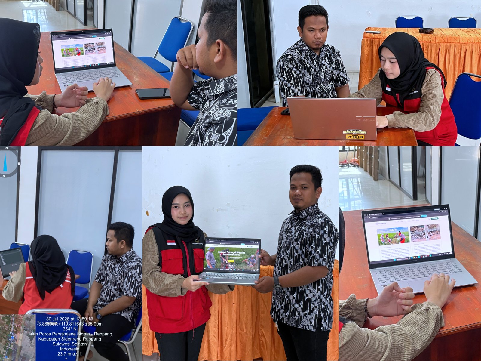 Mahasiswa KKN-T 116 Unhas Melakukan Pembuatan Website Profil Desa Kanie sebagai Media Informasi dan Pengenalan Desa
