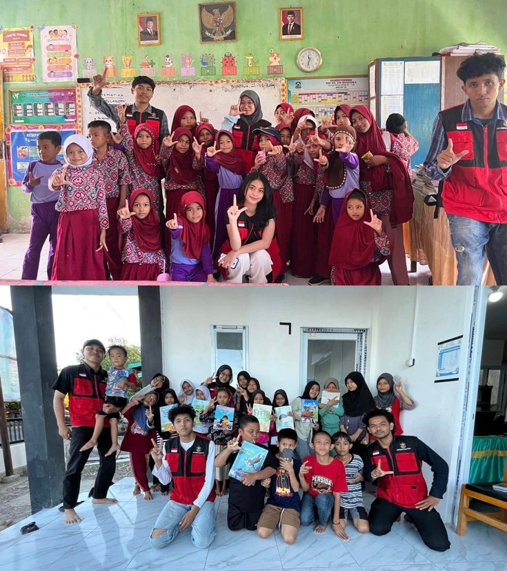 Tingkatkan Minat Baca, Mahasiswa KKN Unhas Gelar Program Kunjungan Literasi di Desa Balang Baru